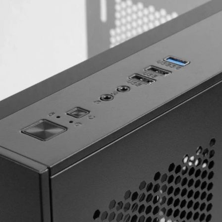Mars Gaming MC-3C Semitorre ATX Negra Bahías 2x3.5" 2x2.5" USB 3.0 Gestión de Cables